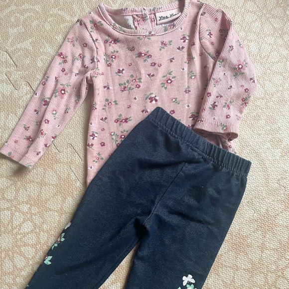 Floral matching set for 12 month old - Picture 4 of 4